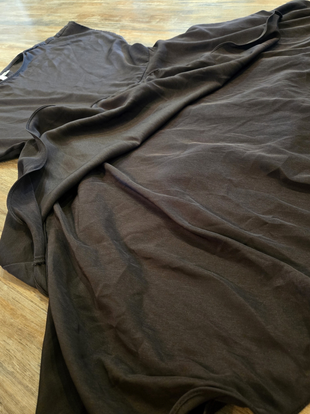 Divided Black Ruffle-Hem Mini Dress - Picture 5 of 6